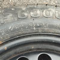 Cerchione 6jx15 h2 et45 +gomma 185/60 r15 