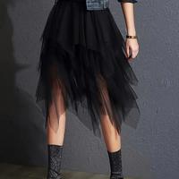 Nuova gonna nera in tule