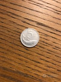 5 lire delfino