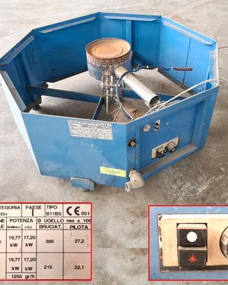 bruciatore a gas metano usato