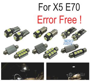 KIT 21 LAMPADE LED INTERNE BMW X5 E70 07-13