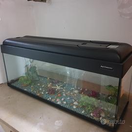Acquario grande 100x30x47 cm + mobile + accessori 