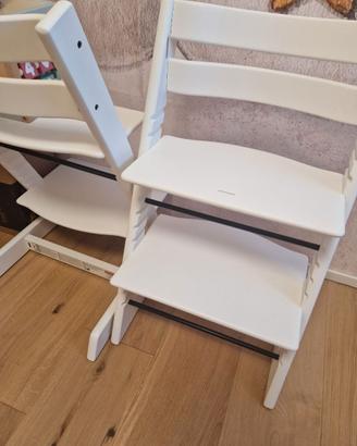 Sedia stokke tripp trapp bianca