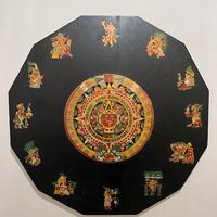 Quadro Calendario Atzeco Messico Originale Anni 50