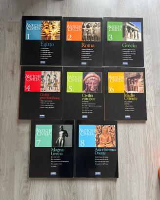 Collana di otto libri storici a Bergamo