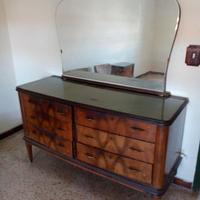 MOBILE D' EPOCA CON SPECCHIO E CASSETTI