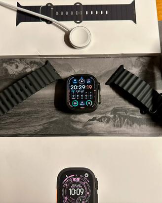 Apple Watch Ultra 3 - titanio nero + cover