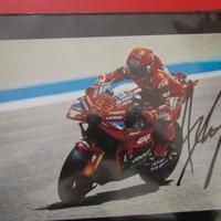 M. Marquez autografo su foto cm 23 x15