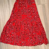 GONNA LUNGA SVASATA * FANTASIA PAISLEY CACHEMIRE*