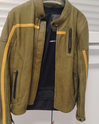 giacca moto pelle