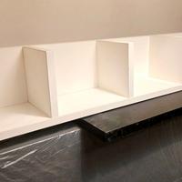 2 Mensole bianche a scomparti