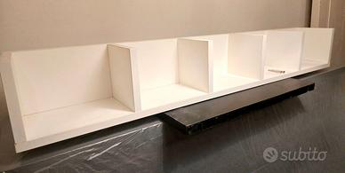 2 Mensole bianche a scomparti