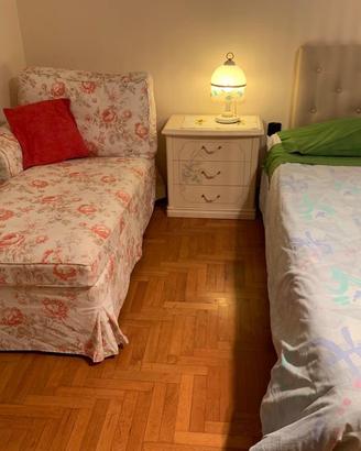 divanetto/ chaise longue Ektorp Ikea rosa