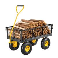 Carrello da Giardino Acciaio 226,8 kg in metallo