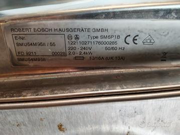 scheda di potenza programmata lavastoviglie bosch