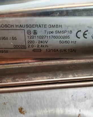 scheda di potenza programmata lavastoviglie bosch