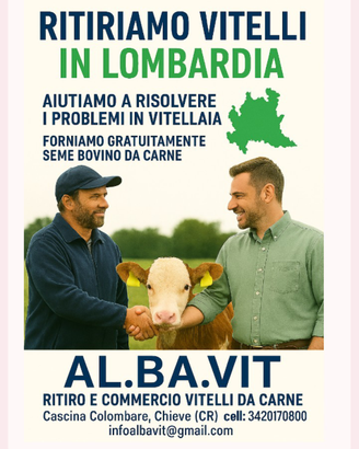 Ritiro vitelli baliotti