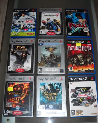LOTTO DI 9 GIOCHI PER PLAY STATION 2
