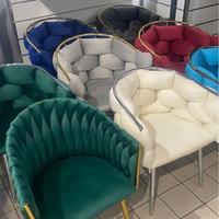 Sedia Poltroncina in velluto