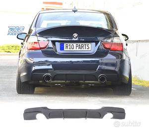 DIFFUSORE BMW E90 E91 LOOK M PERFORMANCE NERO LUCI