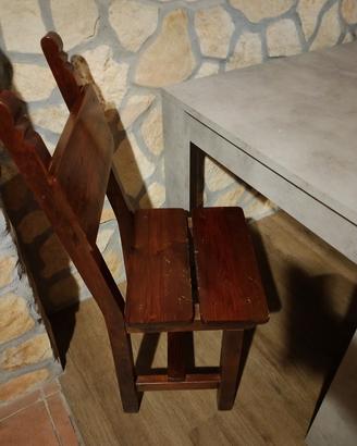 sedie in legno & poltroncine 
