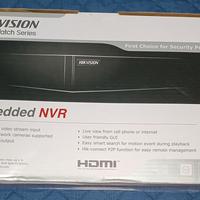 NVR 16 CANALI HIKVISION 8.0 MPX ONVIF