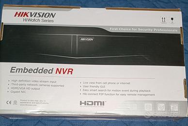 NVR 16 CANALI HIKVISION 8.0 MPX ONVIF