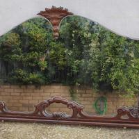 Antico d'epoca specchio specchiera Chippendale 