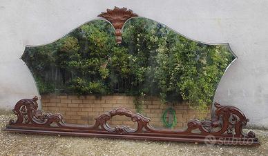 Antico d'epoca specchio specchiera Chippendale 