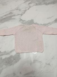 maglioncino neonata rosa 