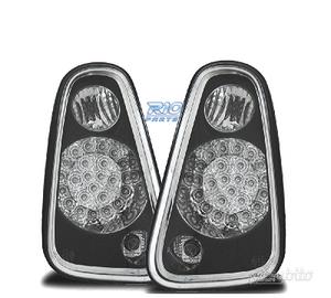 FANALI MINI COOPER R50 R53 01-06 LED NERI