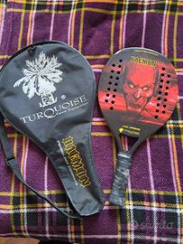 Racchetta Racchettone Beach Tennis Turquoise Demon