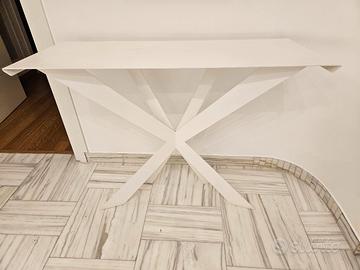 Consolle Zeus in metallo bianco