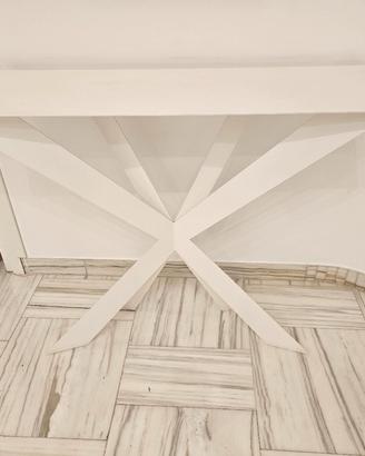 Consolle Zeus in metallo bianco