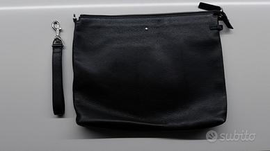 Borsa clutch montblanc in pelle