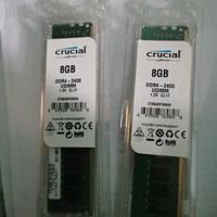 Ram 16GB ( 8GB x 2) Crucial  DDR4 -2400 UDIMM