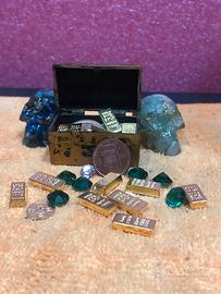 Piccolo baule dei pirati con tesoro + 🎁