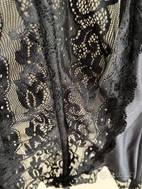 Guepiere nera in pizzo