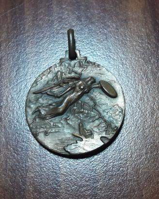 Medaglia 2°armata OLTRE LA META , bronzo, anni '40