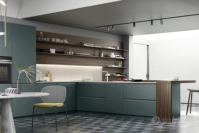 Lineare 3,6 m Fornitura di Cucine da fabbrica