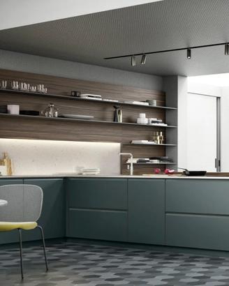 Lineare 3,6 m Fornitura di Cucine da fabbrica