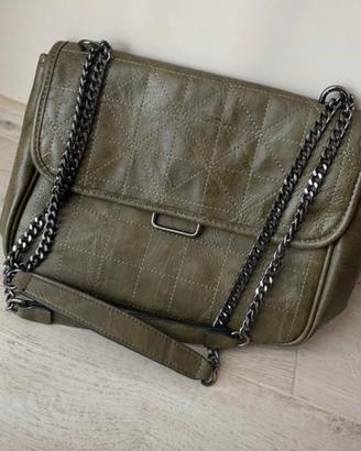 Borsa a tracolla verde