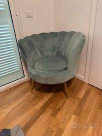 Poltrona velluto