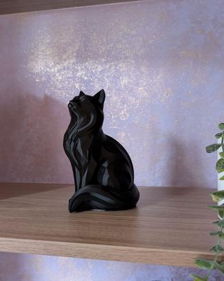 Gatto Low-poly Maine coon