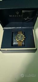 Maserati orologio, maglia milano, 42mm dorato