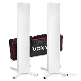 2 pcs Supporto Regolabile H180cm Vonyx DJP165