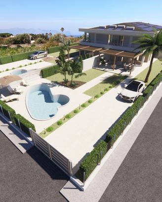 2 VILLE ALL'INTERNO DI VILLA QUADRIFAMILIARE IN