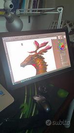 Cintiq 22HD usata poco nessun pixel bruciato