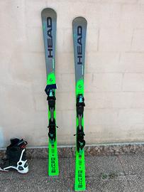 SCI Head Supershape i.Magnum 163 cm,attacchi Tyrol
