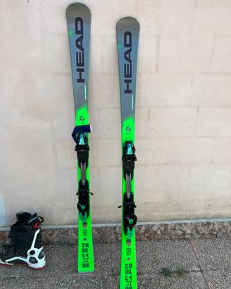 SCI Head Supershape i.Magnum 163 cm,attacchi Tyrol